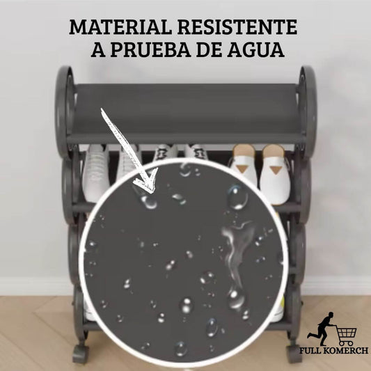 Luxe Step Organizador Minimalista De 4 Niveles Con Ruedas