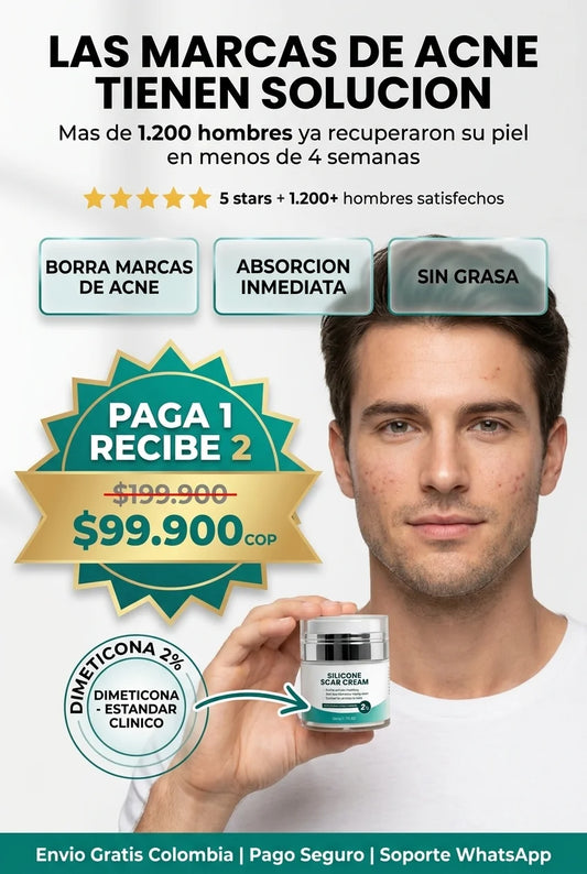 CREMA REPARADORA DE CICATRICES CON SILICONA PAGA 1 RECIBE 2 (Oferta de lanzamiento))