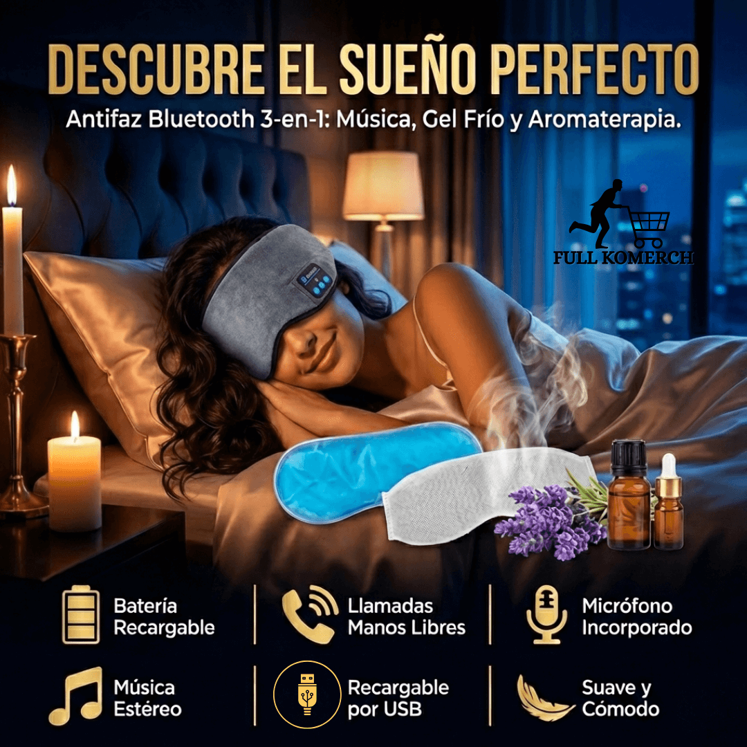 NUBE ZEN™  Antifaz Spa 3 en 1