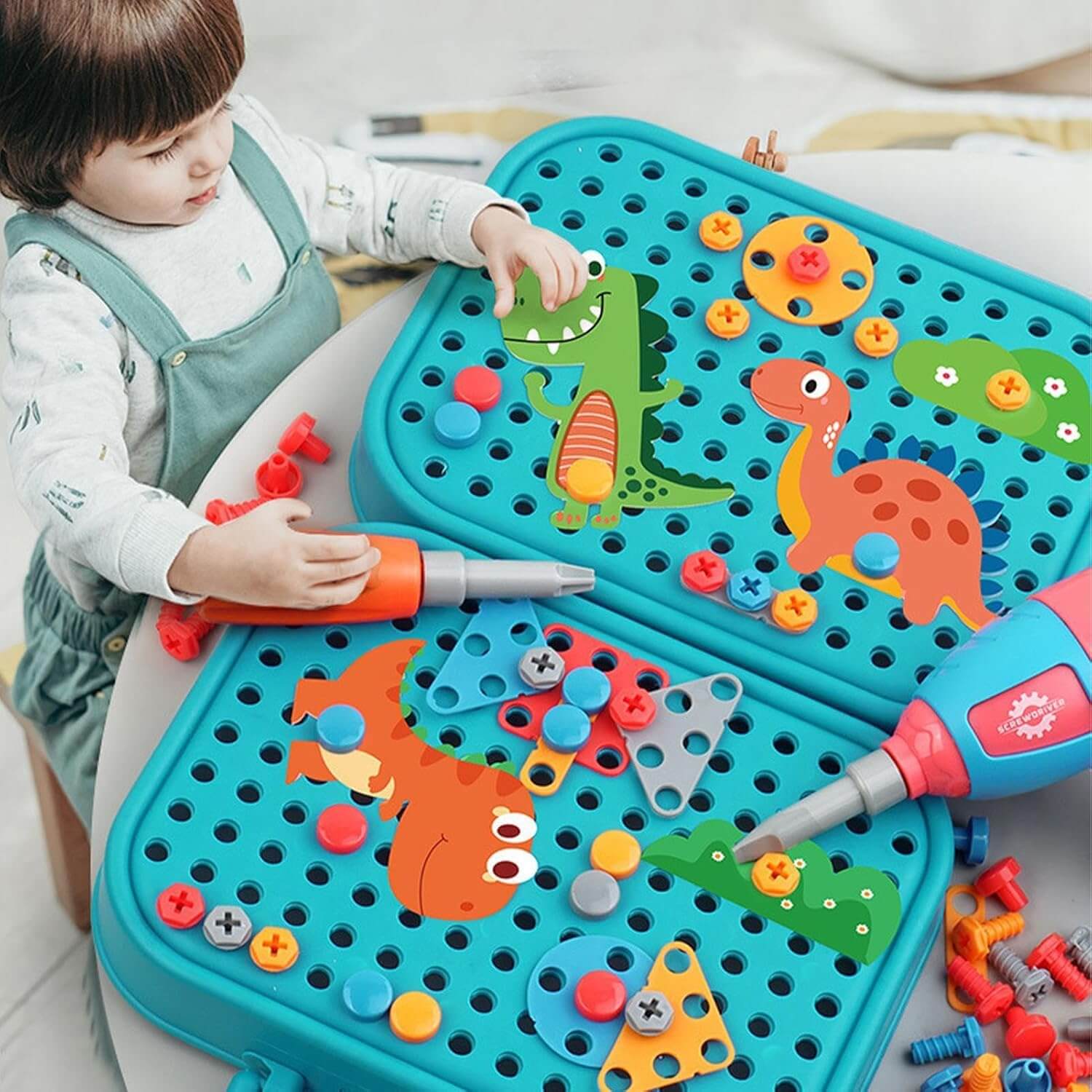 Mega Kit Montessori 298 Piezas Para Pequeños Constructores
