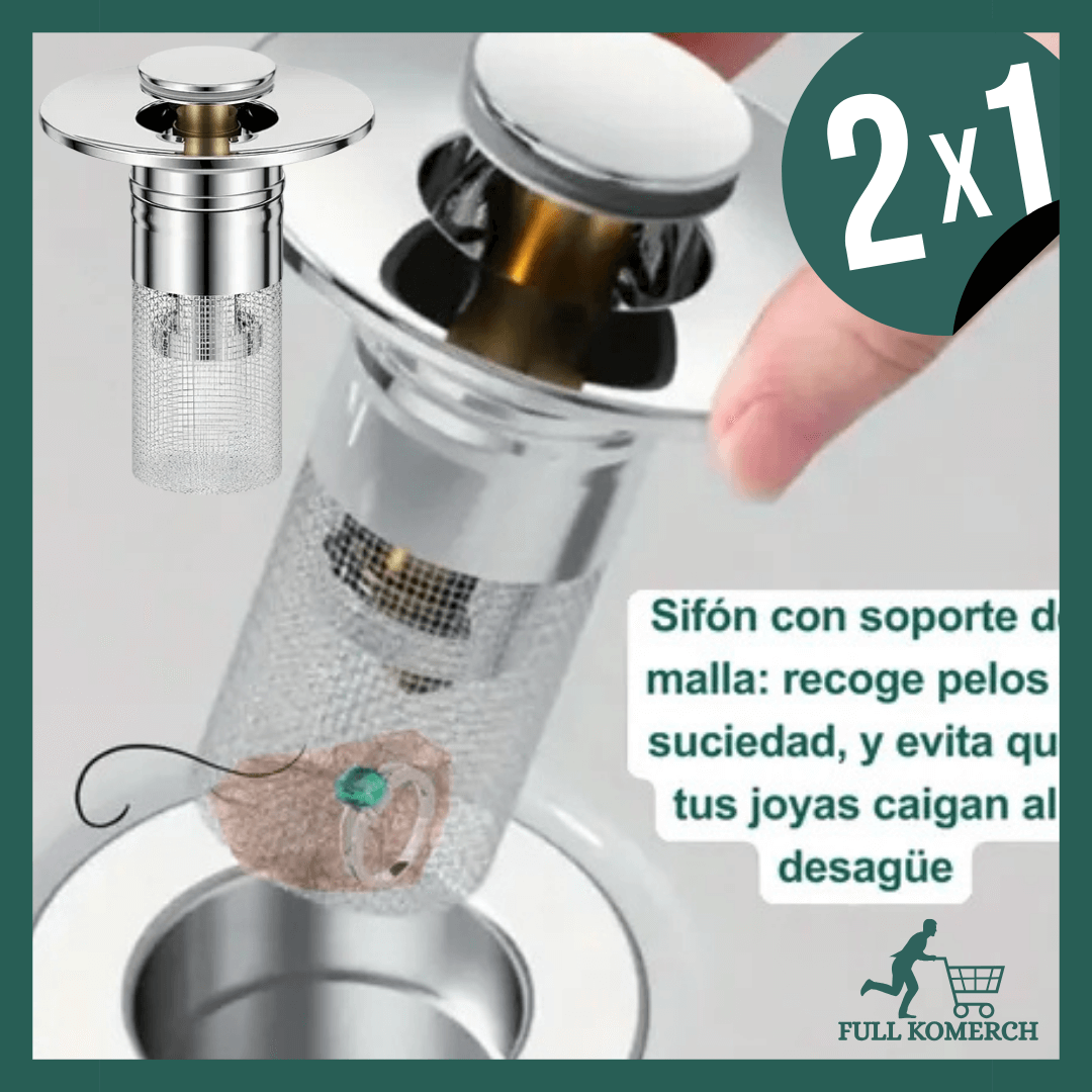 CLEANDRAIN Filtro Para Lavamanos X2