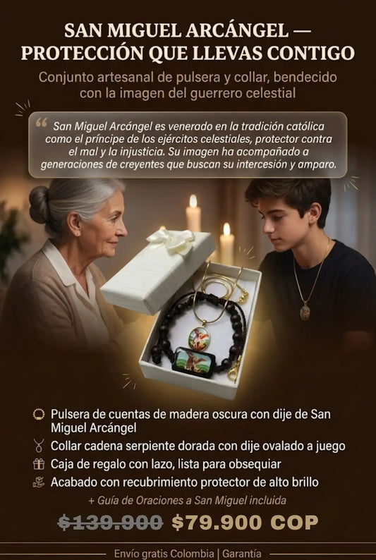 SET DE PROTECCIÓN ARCANGEL SAN MIGUEL + GUÍA DE ORACIÓN