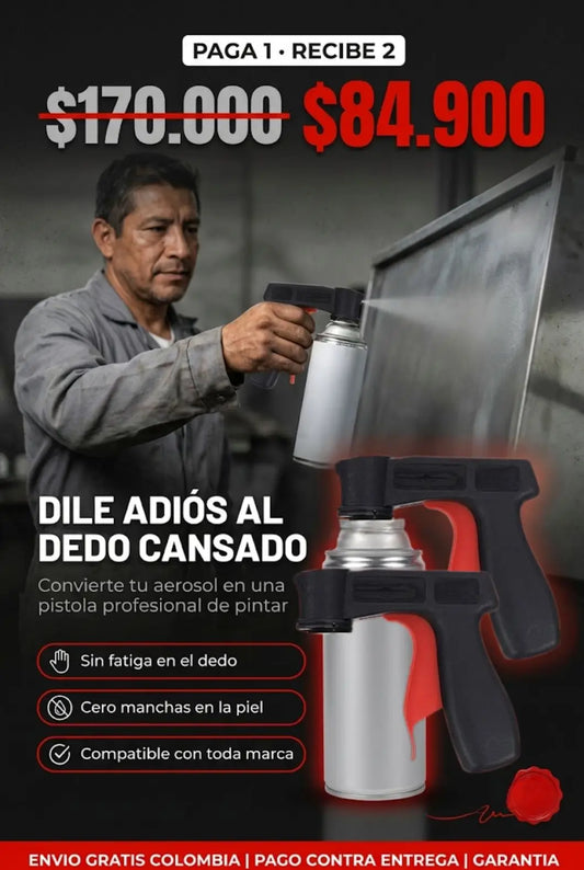 Pistola gatillo universal para latas de aerosol