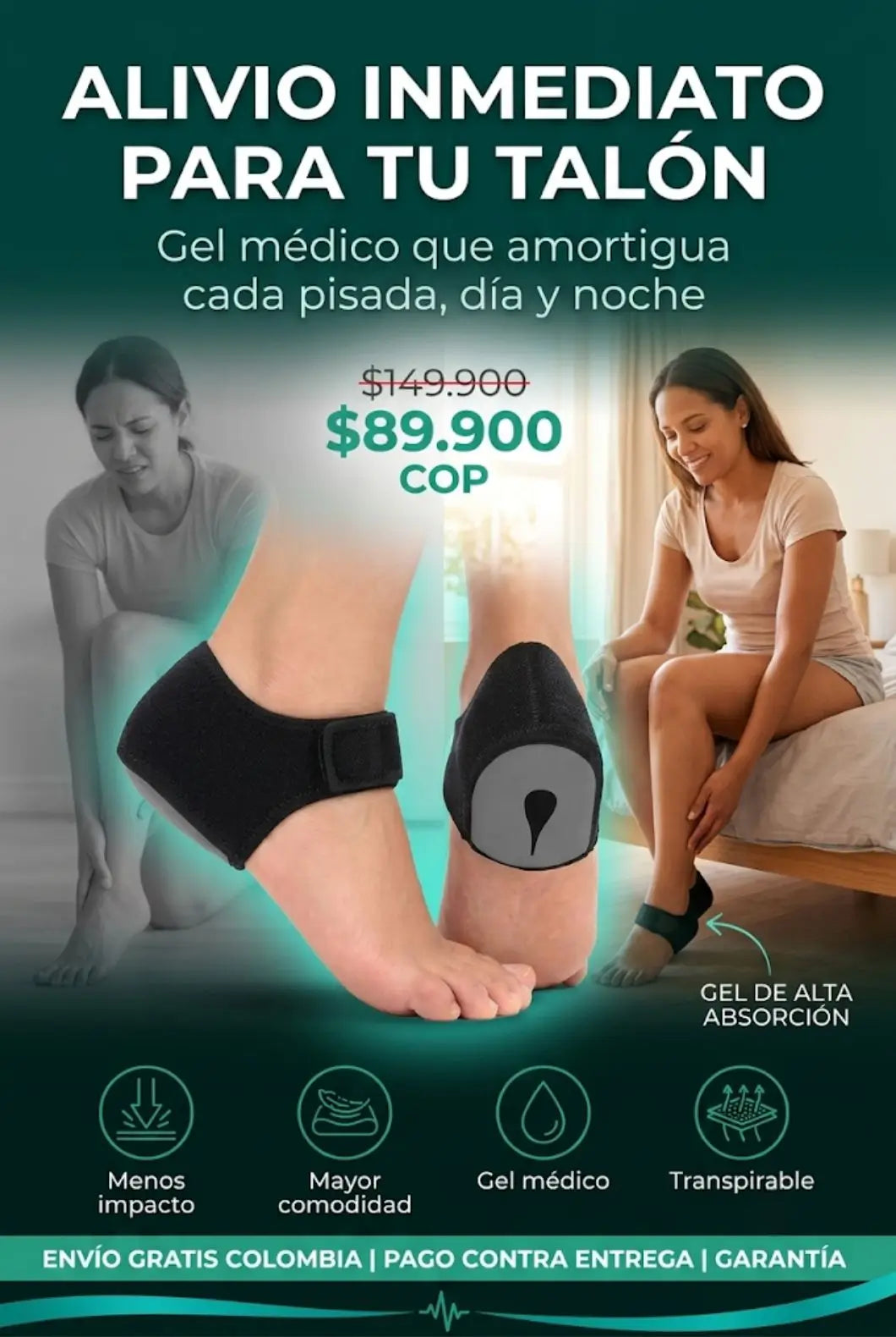 TALONERAS MAX CONFORT ORTOPEDICAS