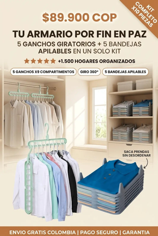 KIT ORGANIZACION Y ESTILO A TU GUARDAROPA