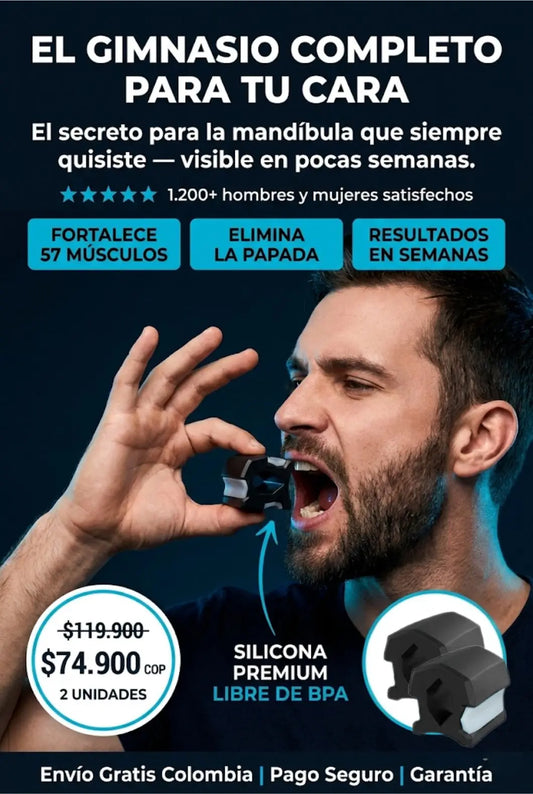 EJERCITADOR DE MANDIBULA-PERFILADOR FACIAL POR 2 UNIDADES
