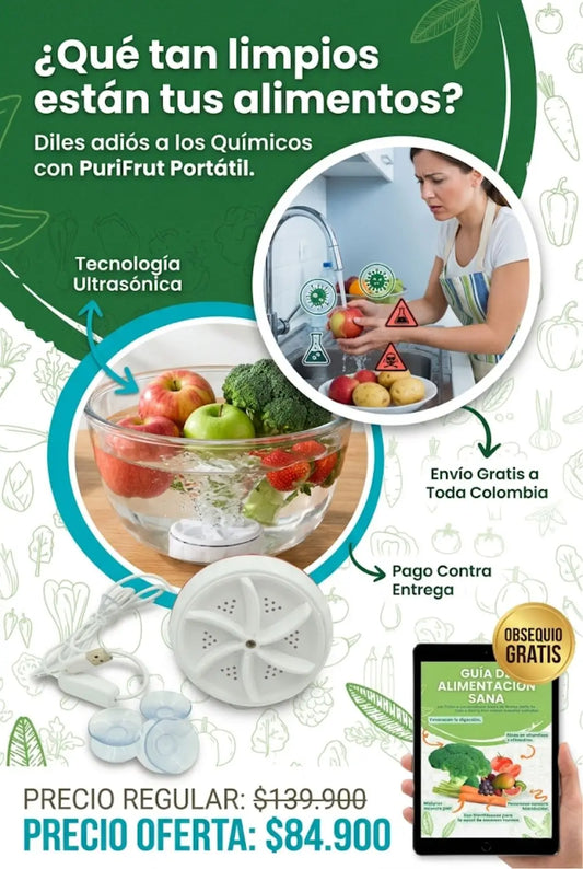 PuriFrut Portátil / Mini Lavador