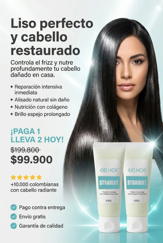 Eelhoe Crema Alisadora y Reparadora 💫PAGA 1 Y RECIBE 2💫