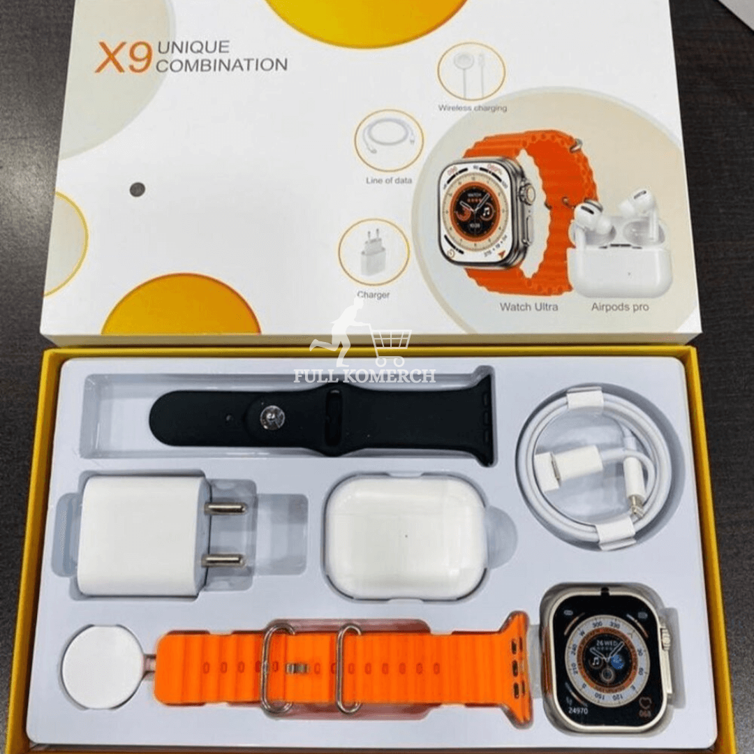 KIT DE LUJO SMART WATCH X9