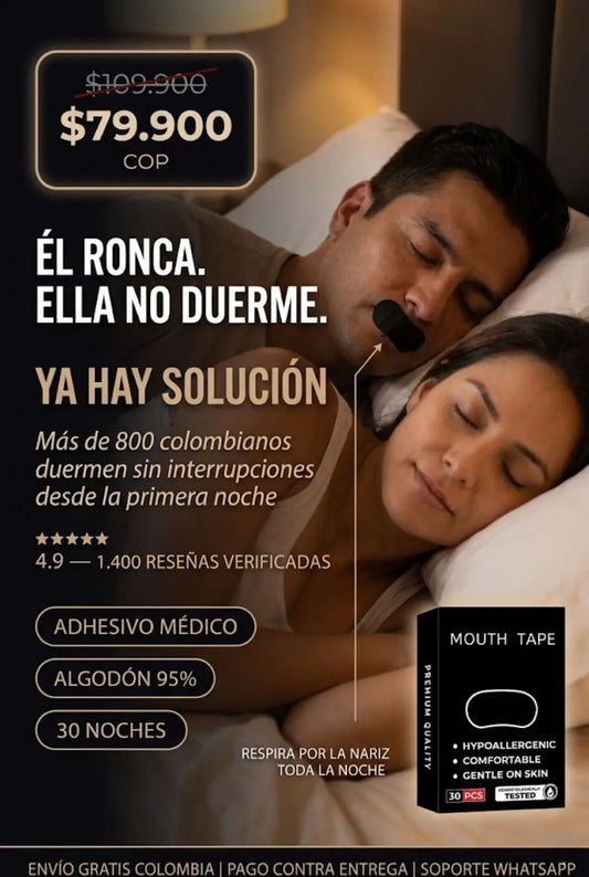 Cinta Antirronquidos Mouth Tape X30