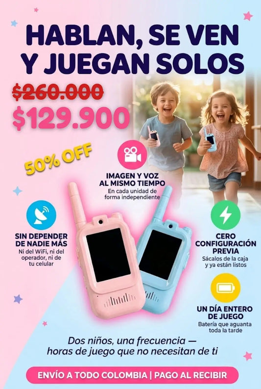 Walkie Talkie Video comunicación para niños