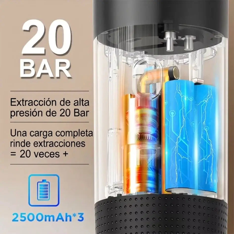 CAFETERA PORTÁTIL DE ESPRESSO 3 EN 1