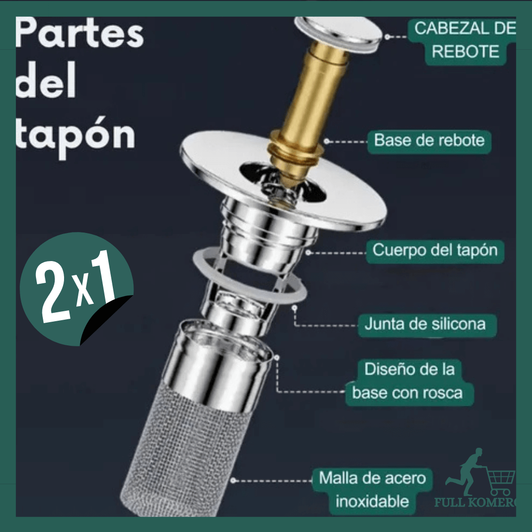 CLEANDRAIN Filtro Para Lavamanos X2