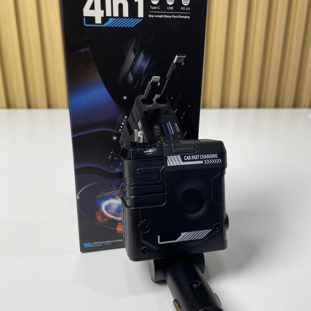 CARGADOR PRO 4 EN 1 PARA CARRO