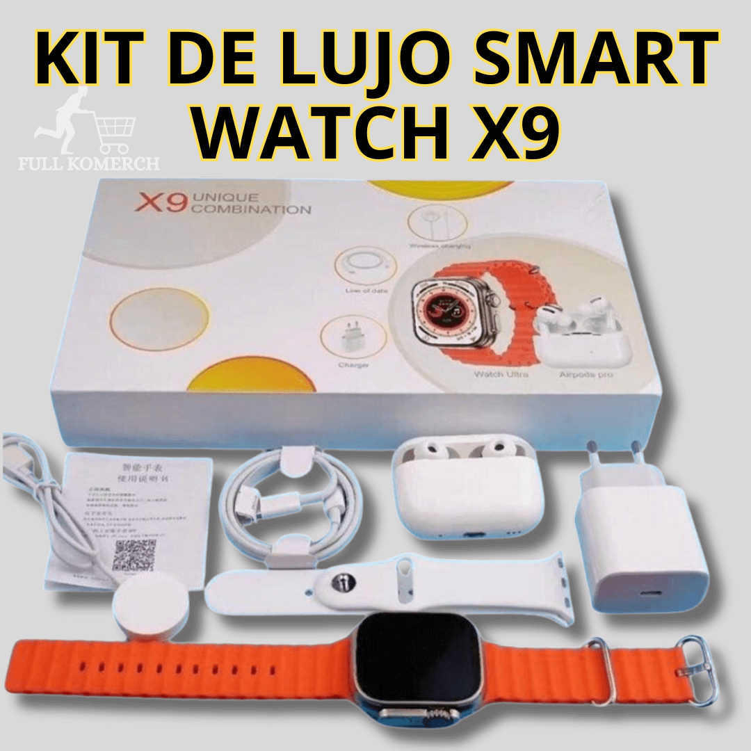 KIT DE LUJO SMART WATCH X9