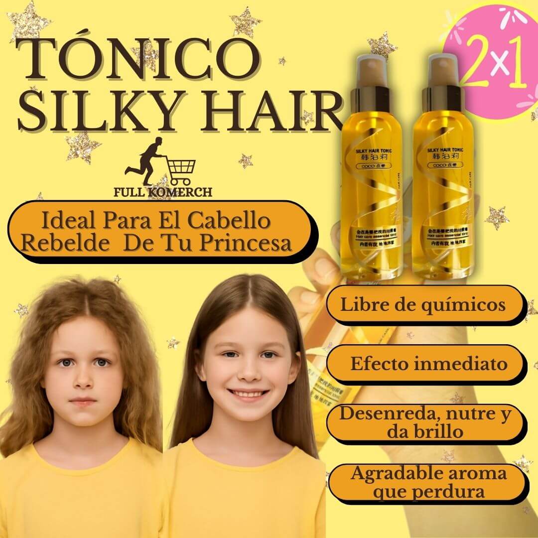 TÓNICO SILKY HAIR ANTIFRIZ PAGA 1 LLEVA 2💫X120 ml