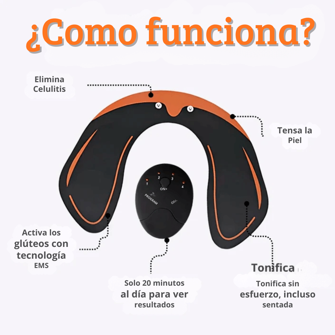 GlúteoFit® Electroestimulador De Gluteos