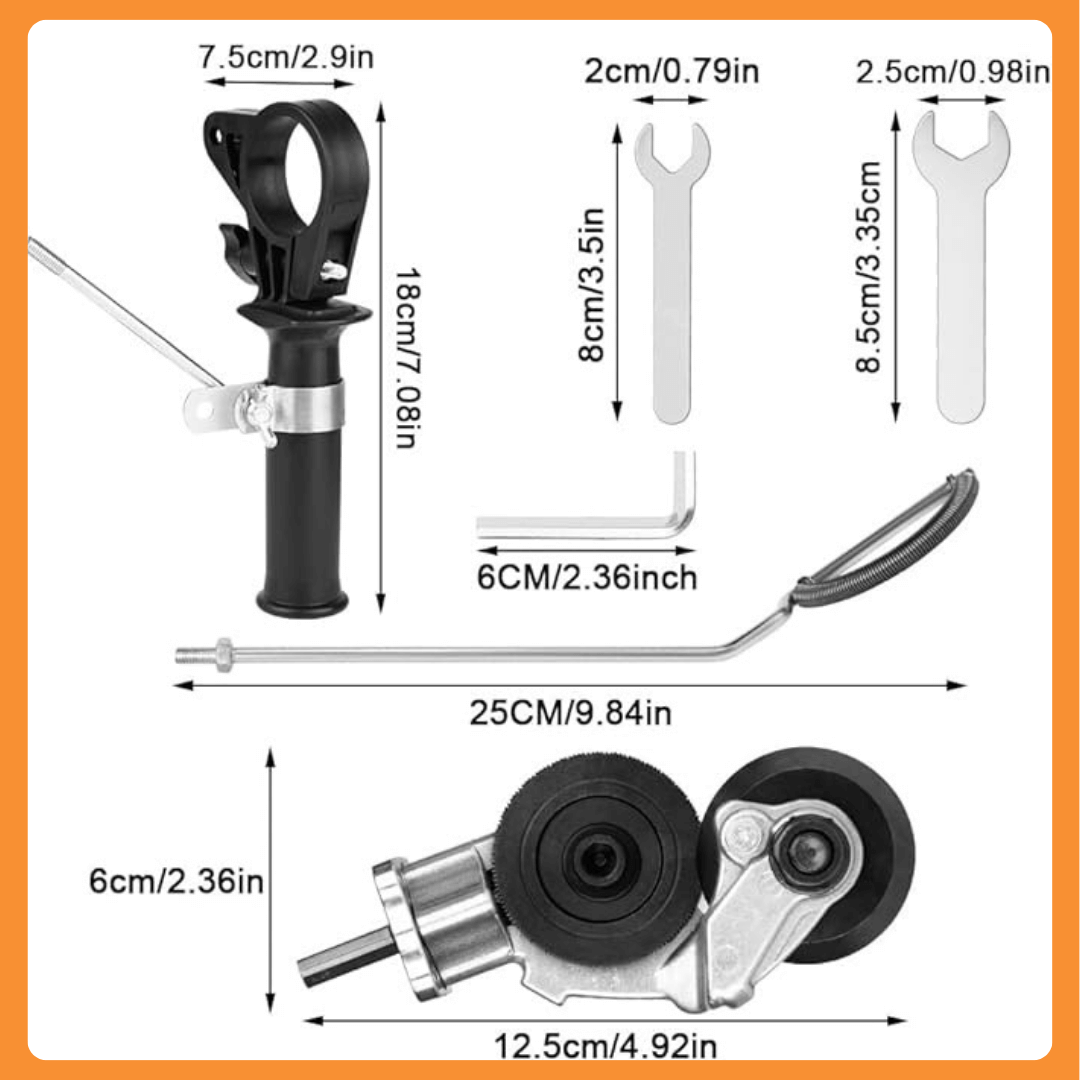 CUTTERPRO™ Adaptador de corte de metal para taladro