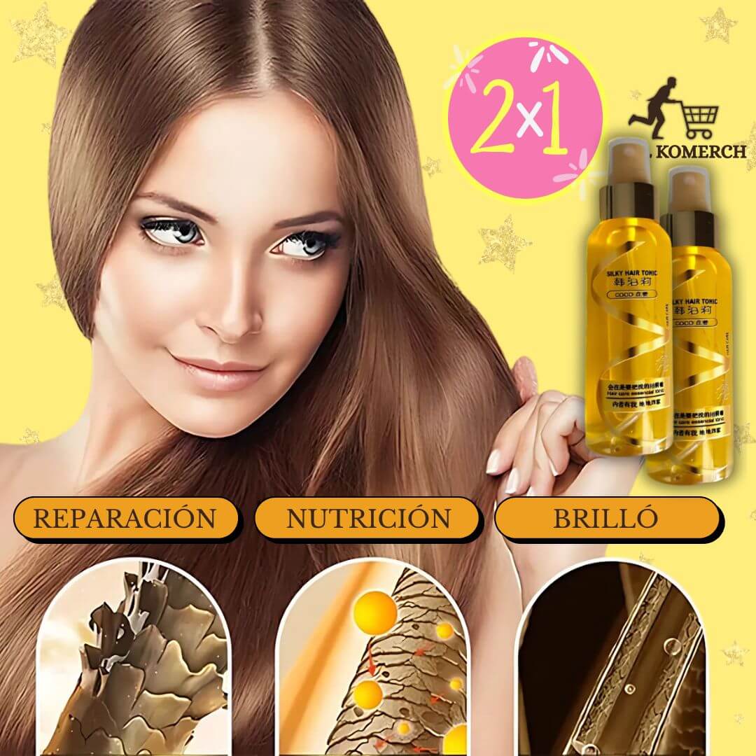 TÓNICO SILKY HAIR ANTIFRIZ PAGA 1 LLEVA 2💫X120 ml