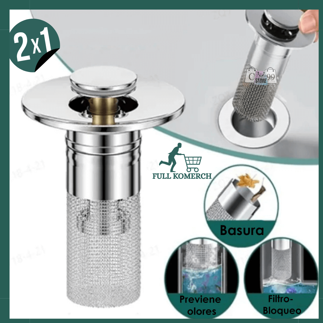 CLEANDRAIN Filtro Para Lavamanos X2