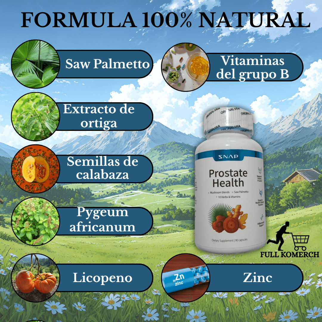 Prostate Health  Solución Natural X 90 Cápsulas