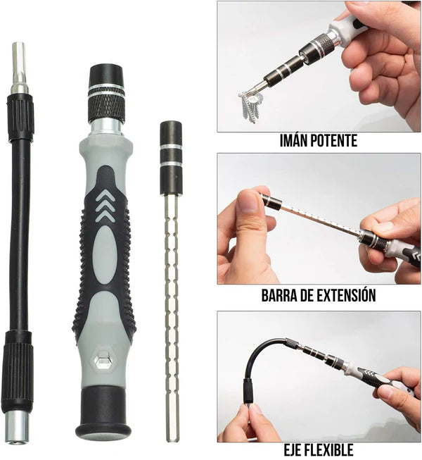 MultiScrew - Destornillador de Precisión 115 en 1